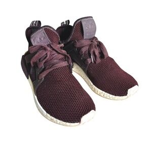 Adidas Boost NMD XR1 Womens Burgundy Wine Maroon Running Shoes BY9819
